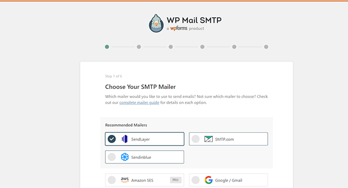 Integración de SendLayer en WP Mail SMTP