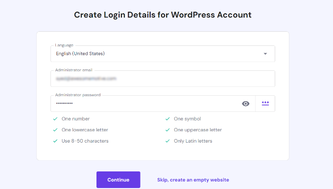 Crear detalles de inicio de sesión para el sitio de noticias. Crear detalles de inicio de sesión para el sitio de noticias.