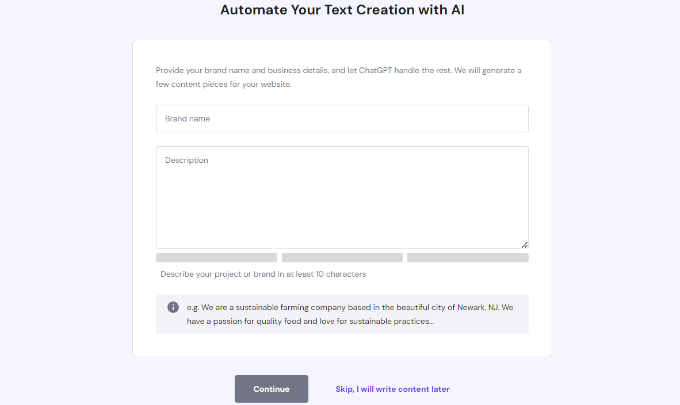 Automatizar la creación de texto usando ai Automatiza la creación de texto usando inteligencia artificial