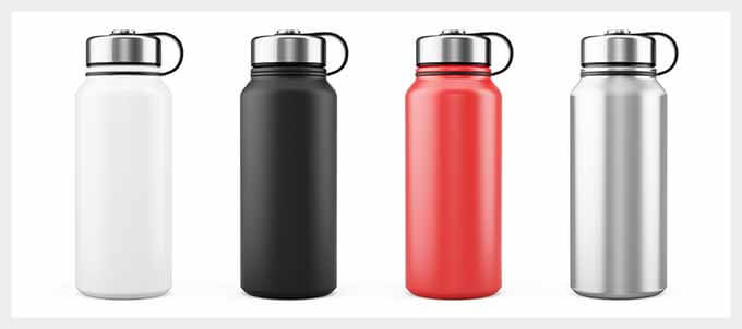 Botellas de agua reutilizables