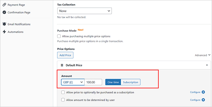 Añade el precio de tu producto o servicio Añade el precio de tu producto o servicio
